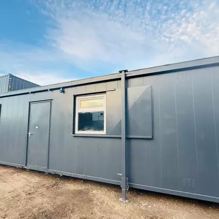 32x10ft Open Plan Office And Canteen Anti Vandal Portable Cabin for Sale