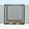 8Ft One Trip Shipping Container Green2.webp